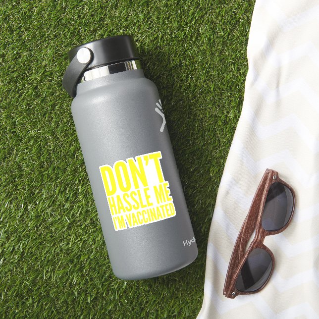 HASSE MIR NICHT, DASS ICH GESCHLAGEN BIN AUFKLEBER (HydroFlask Insitu)