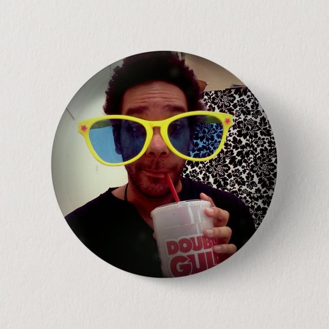 Hassen Sie mich nicht Cuz, den ich schön bin Button (Vorderseite)