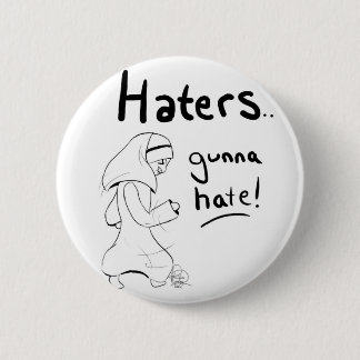 Hasser Gunna Hass auf meiner Hijab- Knopfgröße! Button