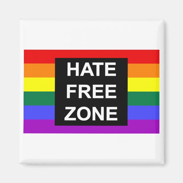 Hassfreie Zone Magnet (Vorne)