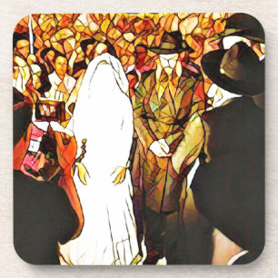 Hassidic Wedding Getränkeuntersetzer