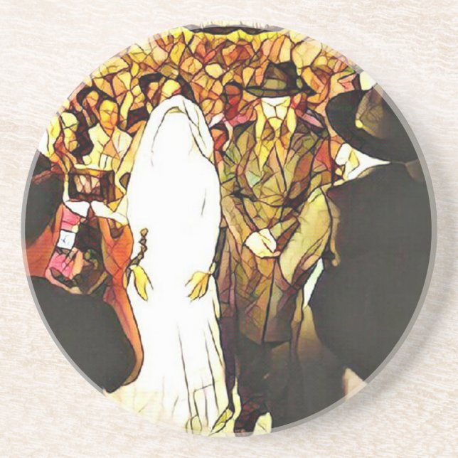 Hassidic Wedding Untersetzer (Vorne)