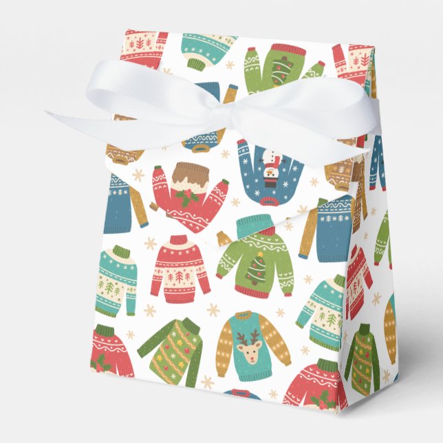 hässlich, aber Niedliche Weihnachts-Sweaters Urlau Geschenkschachtel (Vorderseite)