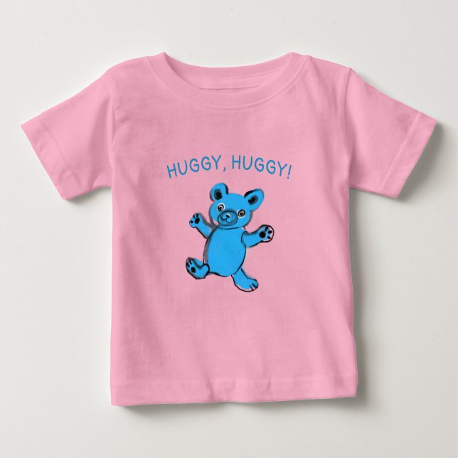 hässlich, hässlich, Teddybär, Baby T - Shirt (Vorderseite)