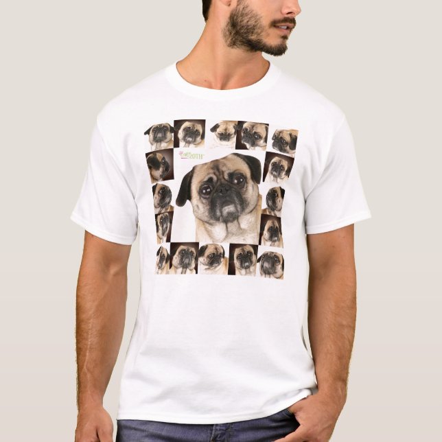 HÄSSLICH MEIN MOPS T-Shirt (Vorderseite)