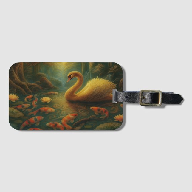Hässliche Ente  Gepäckanhänger (Vorderseite (Horizontal))