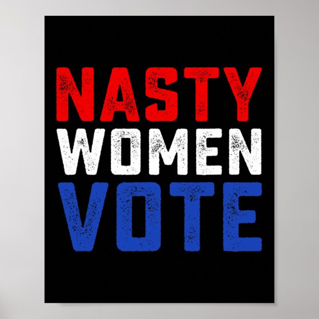Hässliche Frauen wählen  Poster (Vorne)