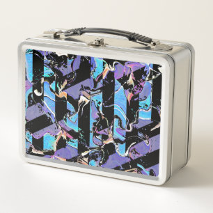 Hässliche Metall-Lunchbox Metall Brotdose