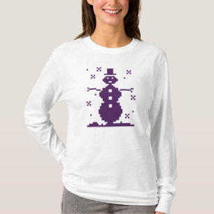 Hässliche Schneemann-Weihnachtsstrickjacke T-Shirt