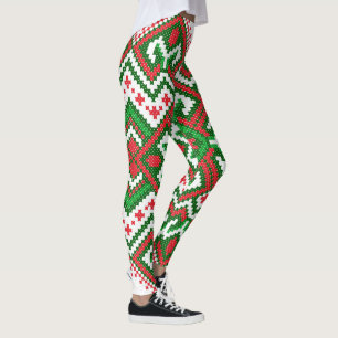 Hässliche Strickjackemuster WeihnachtsLeggings Leggings