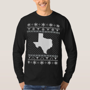 Hässliche Texas-Weihnachtsstrickjacke T-Shirt