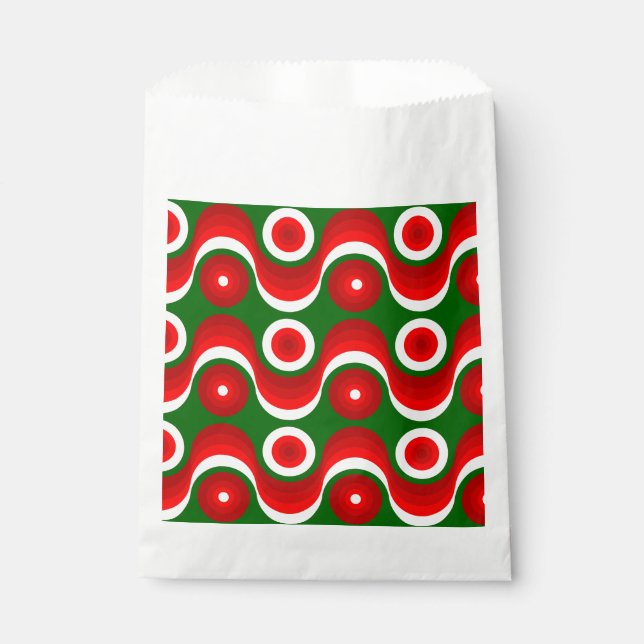 hässliche Weihnachten Mod grün Geschenktütchen (Vorderseite)
