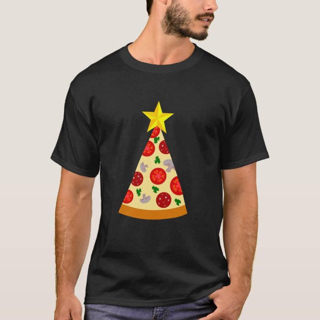hässliche Weihnachtsbaum lustige italienische Weih T-Shirt (Vorderseite)