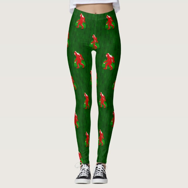 hässliche Weihnachtsbäume, die zum größten Weihnac Leggings (Vorderseite)
