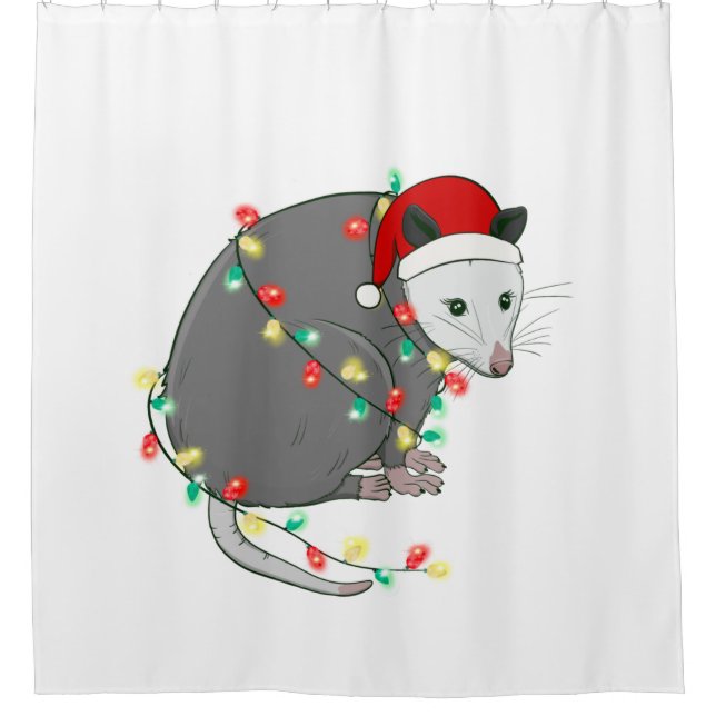 hässliche Weihnachtsfeier Duschvorhang (Vorderseite)