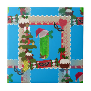 hässliche Weihnachtsfeige Fliese