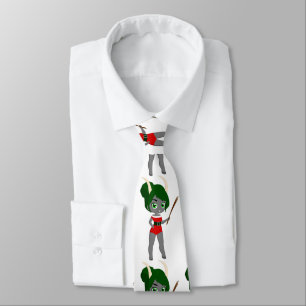 hässliche Weihnachtsfrau Krampus Krawatte