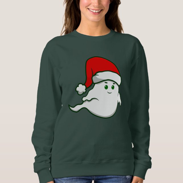 hässliche Weihnachtsgeister, spitzfindig, gruselig Sweatshirt (Vorderseite)