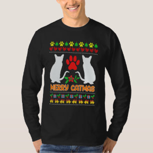 Hässliche Weihnachtskater T-Shirt