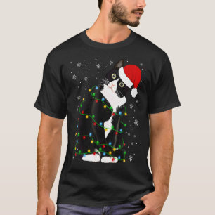 Hässliche Weihnachtskatze Weihnachtsbaum Weihnacht T-Shirt