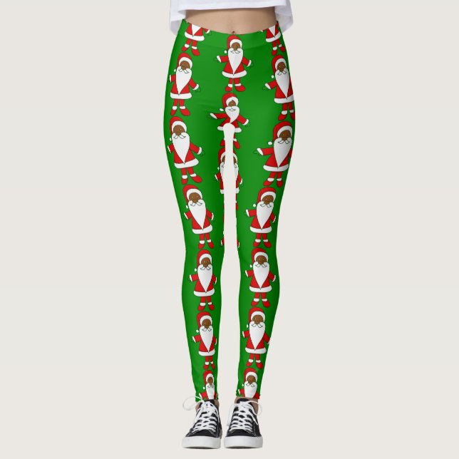 hässliche Weihnachtsklauseln Leggings (Vorderseite)