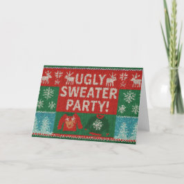 Hässliche Weihnachtsparty  Einladung