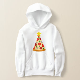 hässliche Weihnachtspizzabaum lustige italienische Hoodie