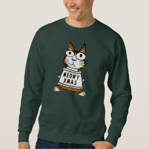 Hässliche Weihnachtsstrickjacke -- Meowy Sweatshirt