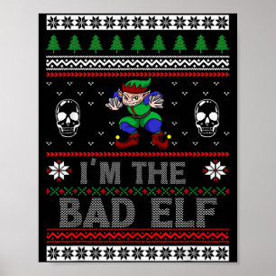 Hässlicher Elf Weihnachten für Elf-Fans  Poster