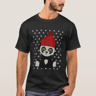 Hässlicher Panda-Bär-Santa-Weihnachten T-Shirt