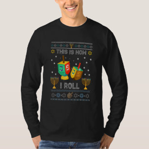 Hässlicher Pullover Chanukka Wie ich Dreidel Weihn