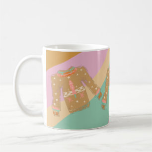 Hässlicher Pullover Groovy Weihnachten Farbige Wir Kaffeetasse