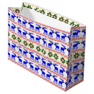 Hässlicher Pullover (Kümmere dich drum) Rentier Große Geschenktüte