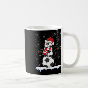 Hässlicher Pullover Stil Schneemann Fußball Weihna Kaffeetasse
