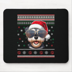 Hässlicher Pullover X-mas Weihnachtsmann Miniaturs Mousepad