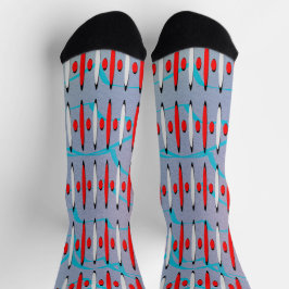 HÄSSLICHER Retro-Spaß aus den 1960er Jahren Socken