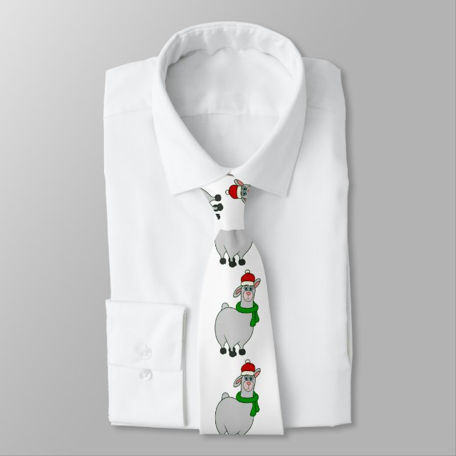 hässlicher Weihnachtsclaus Krawatte (Gebunden)