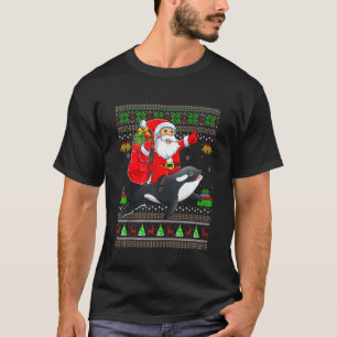 Hässlicher Weihnachtsmann lustiger Weihnachtsmann T-Shirt