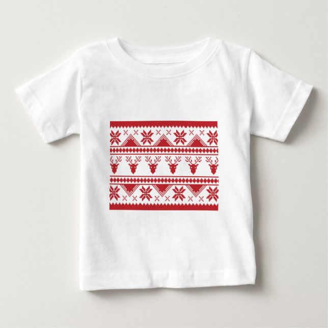 hässlicher Weihnachtspulli Baby T-shirt (Vorderseite)