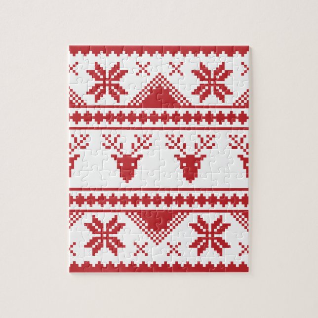 hässlicher Weihnachtspulli Puzzle (Vertikal)