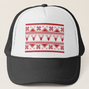 hässlicher Weihnachtspulli Truckerkappe