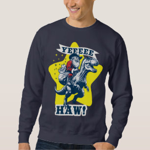 Hässlicher Weihnachtspullover-Christmas-Cowboy-San Sweatshirt