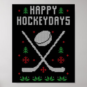 Hässlicher Weihnachtspullover Hässlicher Pullover Poster