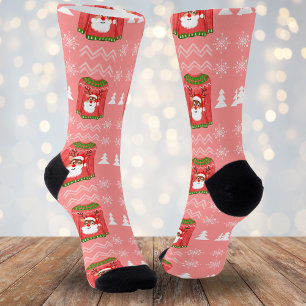 Hässlicher Weihnachtspullover Lustiges Rentier Wei Socken