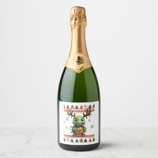 Hässlicher Weihnachtspullover-Stil beleuchtete Sch