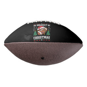 Hässlicher Weihnachtspullover-Stil Santa American Football