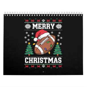 Hässlicher Weihnachtspullover-Stil Santa American Kalender
