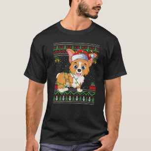 Hässlicher Weihnachtspullover-Stil Santa Welsh Cor T-Shirt