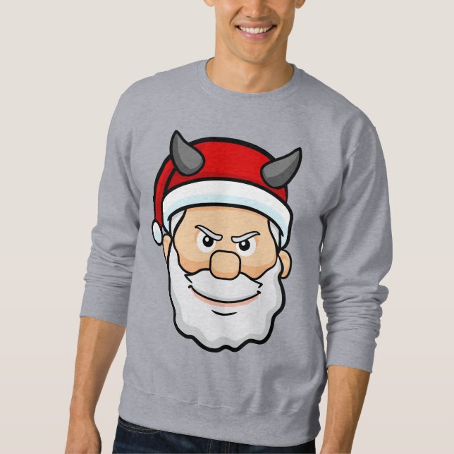 hässlicher Weihnachtssanta Sweatshirt (Vorderseite)