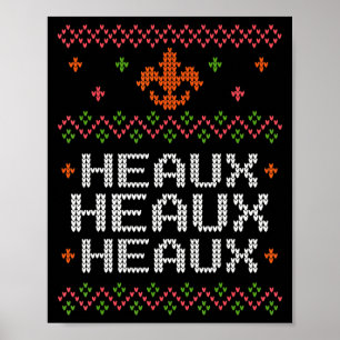 Hässliches Cajun-Weihnachten Xmas New Orleans Sout Poster
